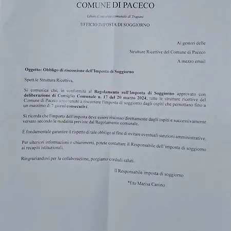 Hébergement de vacances Casa Dell'olio - Al Baglio Paceco